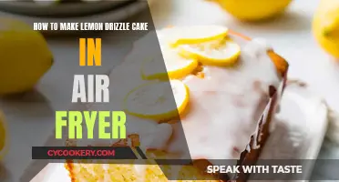 Air-Fried Lemon Drizzle Cake: A Quick, Zesty Treat