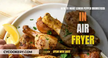 Air Fryer Lemon Pepper Drumsticks: Quick, Easy, Delicious!