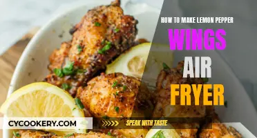 Air Fryer Lemon Pepper Wings: A Zesty, Crispy Treat