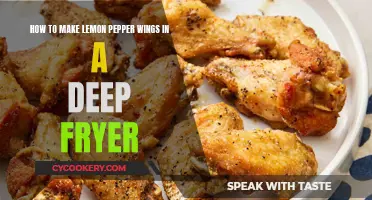 Deep-Frying Lemon Pepper Wings: A Tasty, Zesty Treat