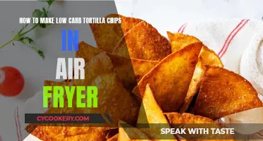 Air Fryer Low-Carb Tortilla Chips: Quick, Easy, Crunchy!