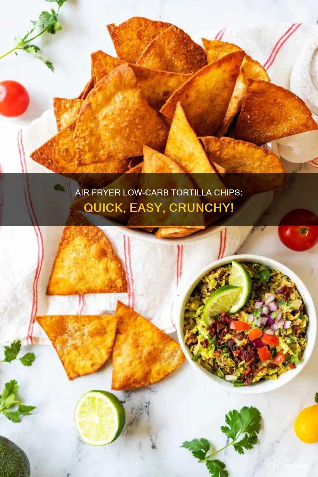 how to make low carb tortilla chips in air fryer