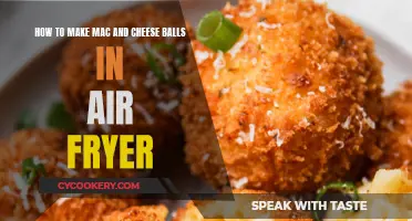 Mac and Cheese Balls: Air Fryer Magic!