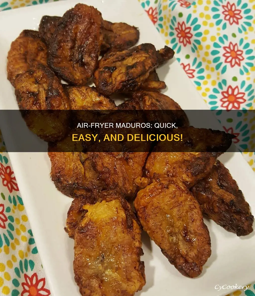 how to make maduros in an air fryer