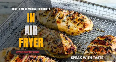 Air-Fryer Marinated Chicken: Quick, Easy, and Delicious