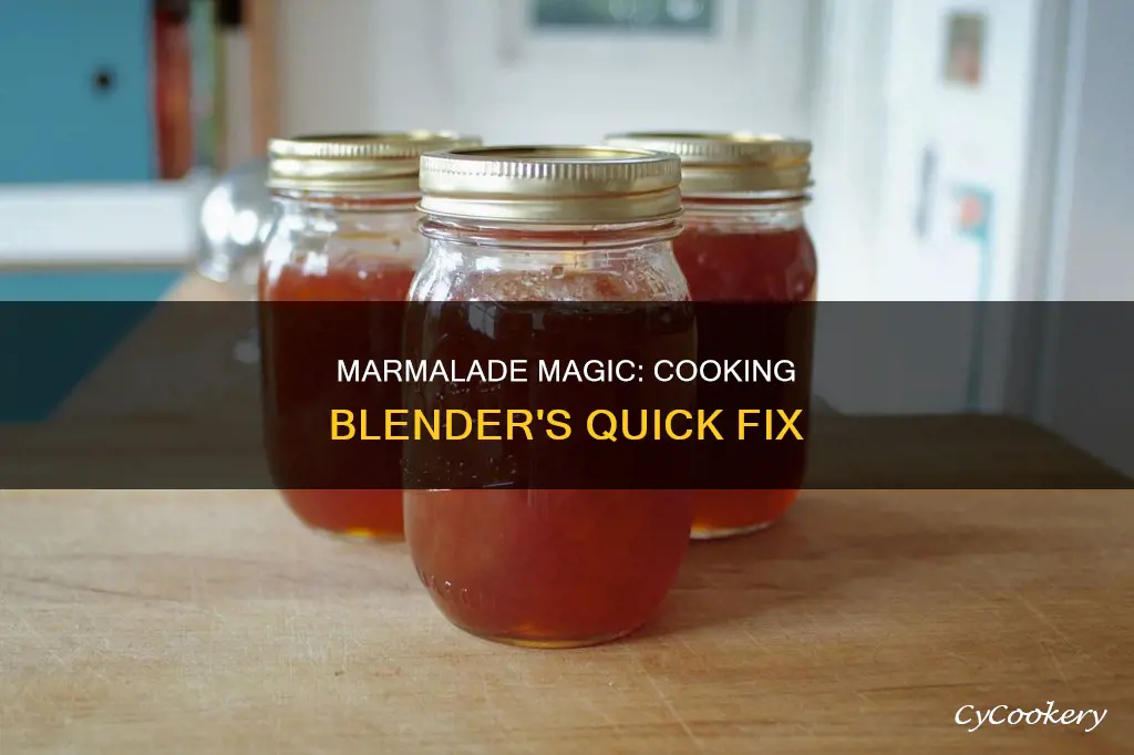 how to make marmalade in cooking blender