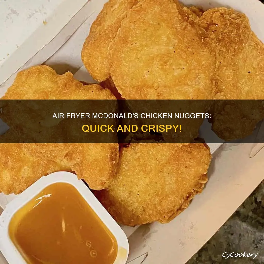 how to make mcdonald chicken nuggets in air fryer