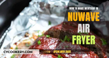 Meatloaf Perfection: Nuwave Air Fryer Style