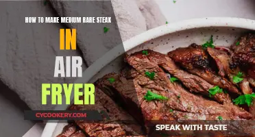 Air Fryer Steak: Medium-Rare Perfection in Minutes