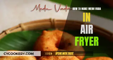 Air-Fryer Medu Vada: Quick, Easy, and Healthy!