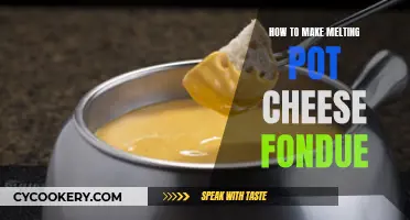 Cheese Fondue: Melting Pot Method for a Delicious Dip