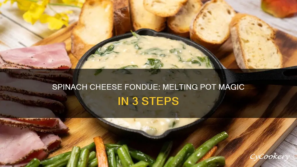 how to make melting pot spinach cheese fondue