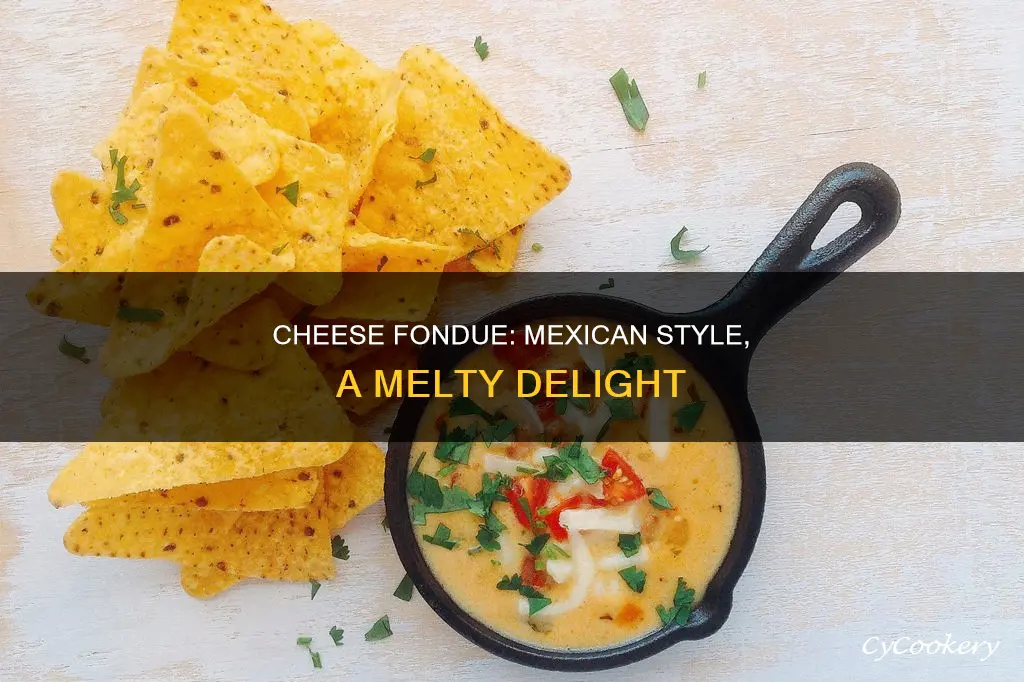 how to make mexican cheese fondue