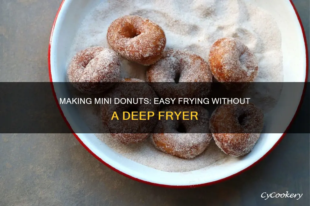 how to make mini donuts without a deep fryer