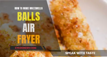 Air-Fryer Mozzarella Balls: A Quick, Crispy Treat