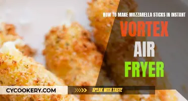 Make Mozzarella Sticks in Your Instant Vortex Air Fryer