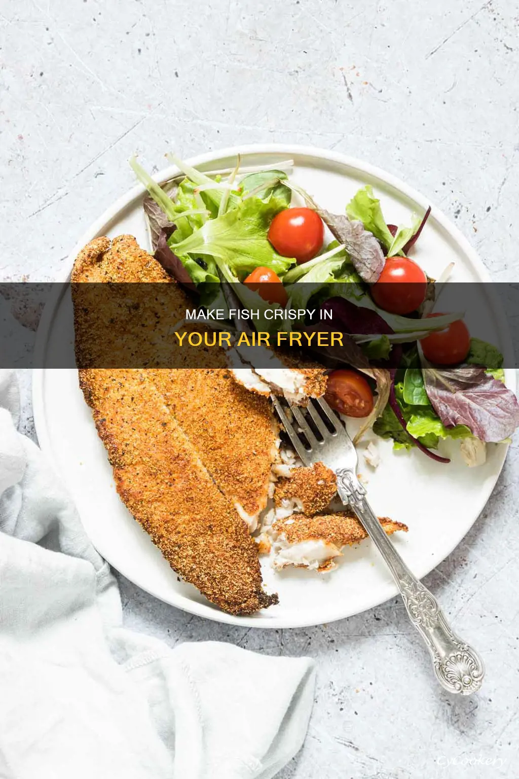 how to make my fish crispy in the air fryer