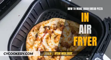 Air-Fried Naan Bread Pizza: Quick, Easy, Delicious!