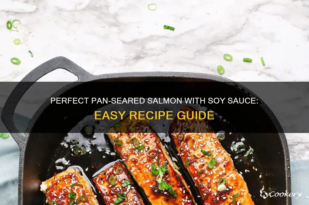 how to make pan seared salmon using soy sauce
