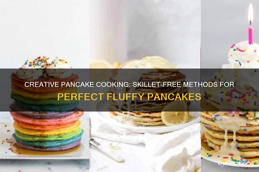 how to make pancakes without using a frying pan