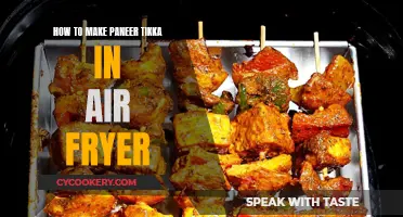 Air-Fried Paneer Tikka: A Quick, Easy Delight!