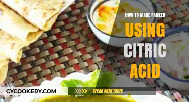 Easy Homemade Paneer Recipe Using Citric Acid: Step-by-Step Guide