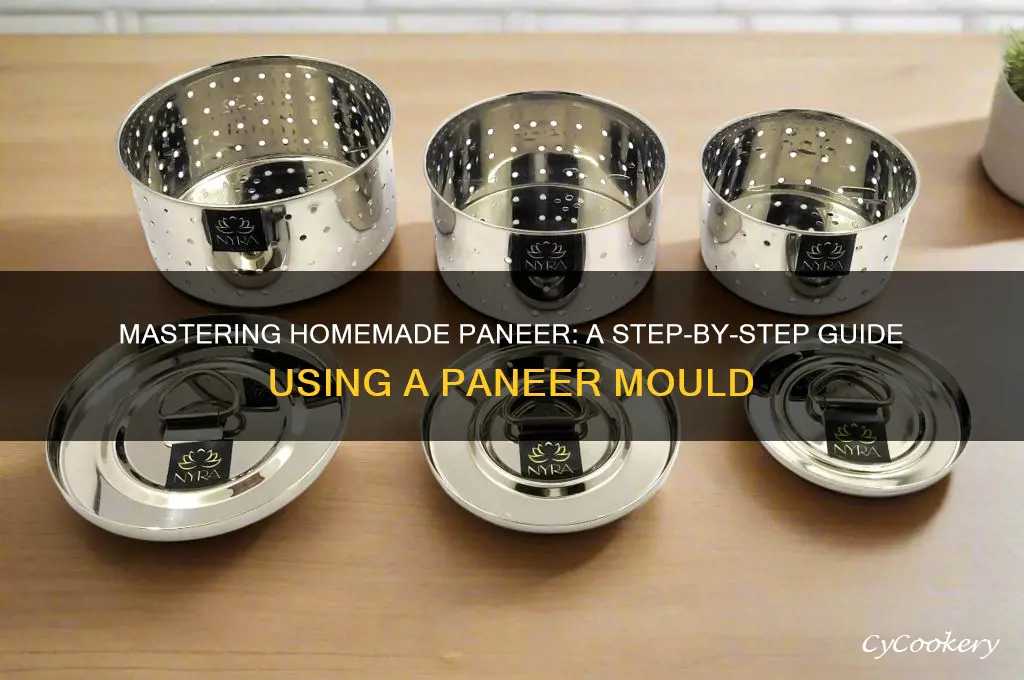 how to make paneer using paneer mould