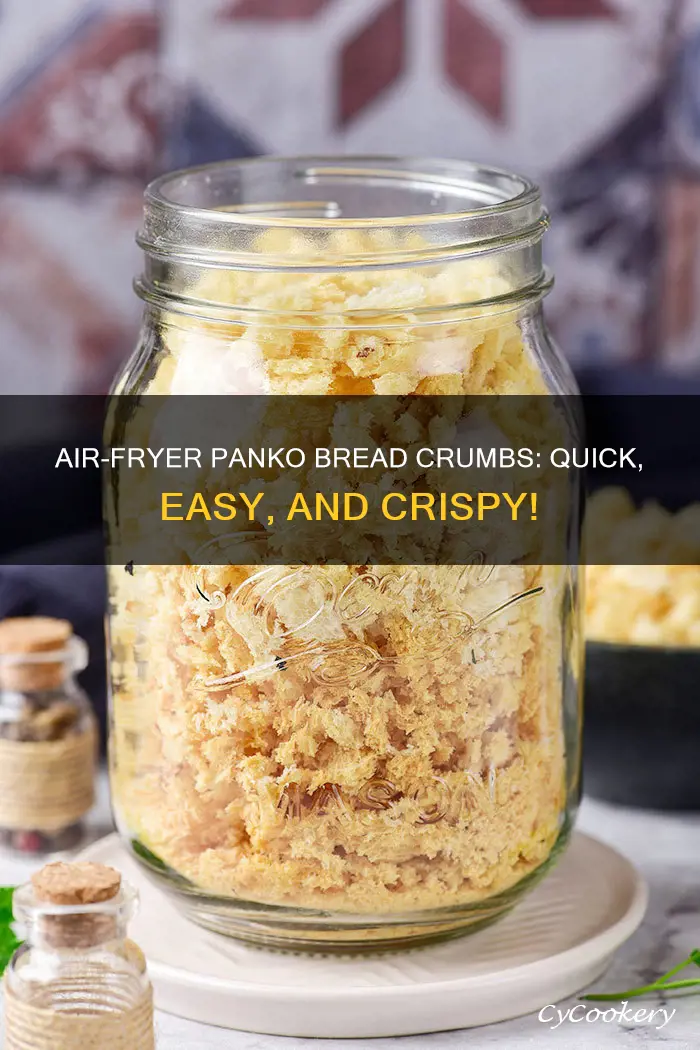 how to make panko bread crumbs in air fryer