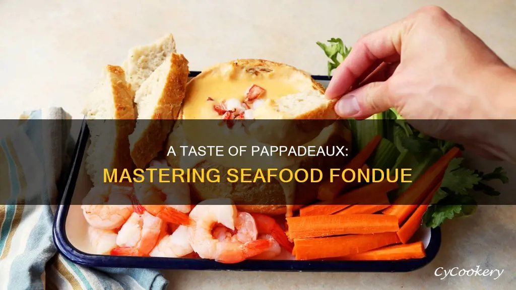 how to make pappadeaux seafood fondue