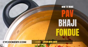 Creating a Delicious Pav Bhaji Fondue at Home