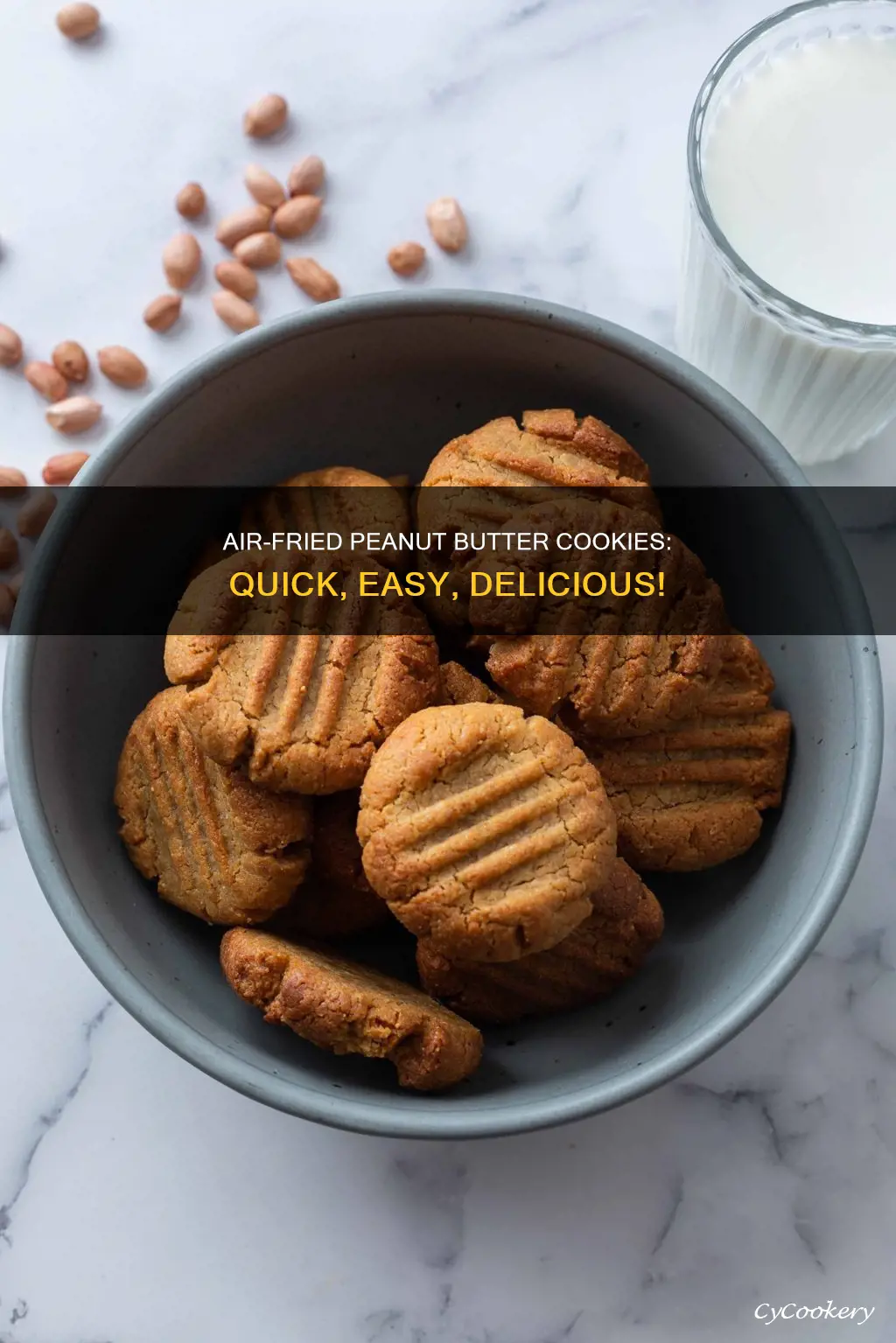 how to make peanut butter cookies in air fryer