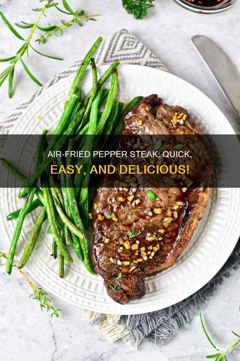 how to make pepper steak in air fryer