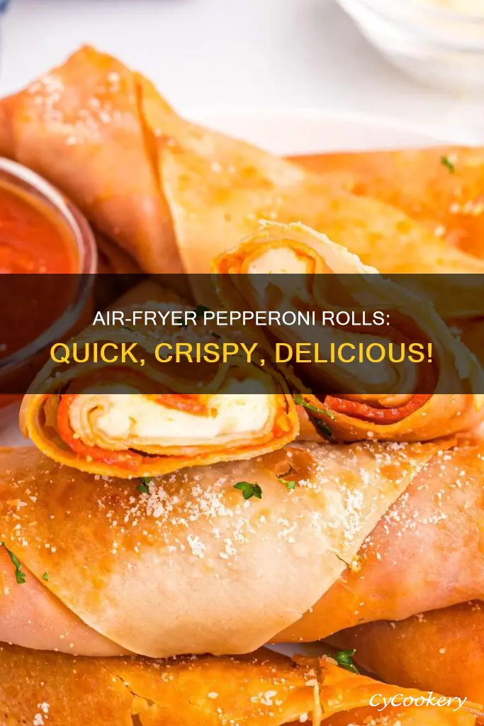 how to make pepperoni rolls in air fryer