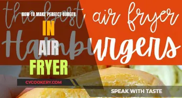 Air-Fryer Burgers: Secrets to Perfection