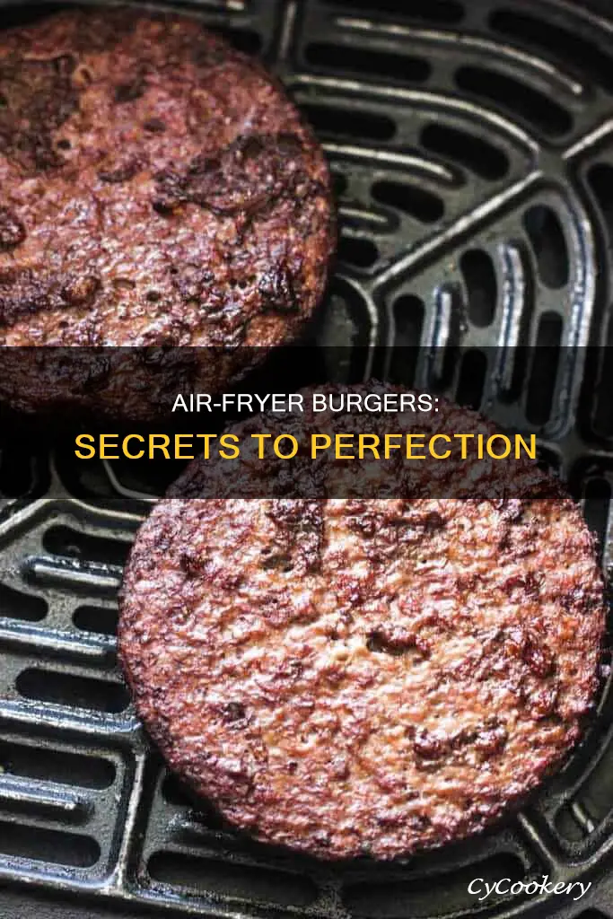 how to make perfect burger in air fryer