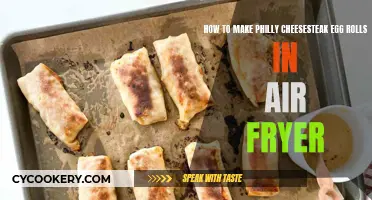 Air-Fried Cheesesteak Egg Rolls: Quick, Easy, Delicious!