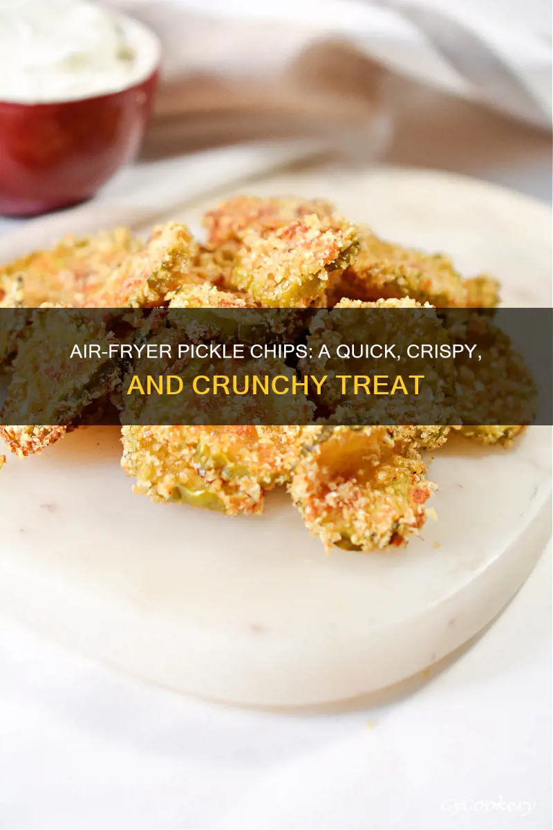 how to make pickle chips in an air fryer