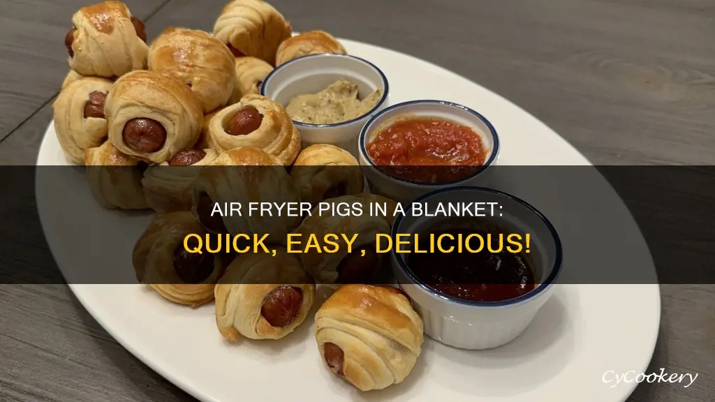 how to make pigs in a blanket air fryer