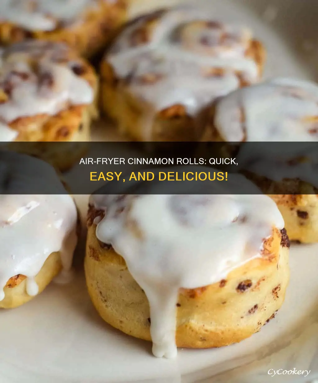 how to make pillsbury cinnamon rolls in air fryer