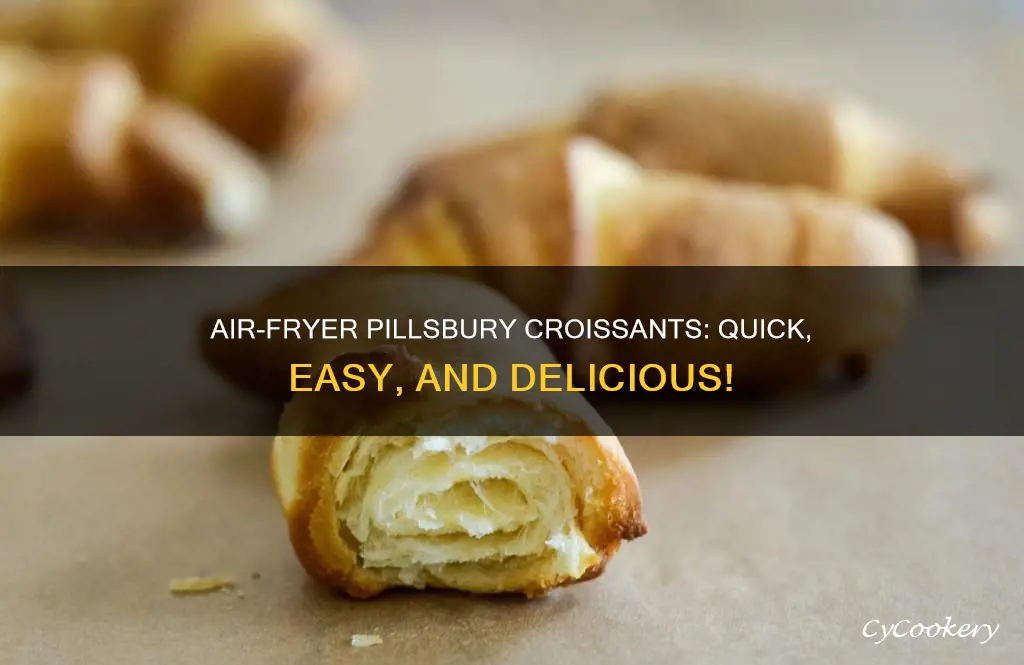 how to make pillsbury croissants in the air fryer