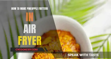 Air-Fried Pineapple Fritters: A Quick, Crispy Treat