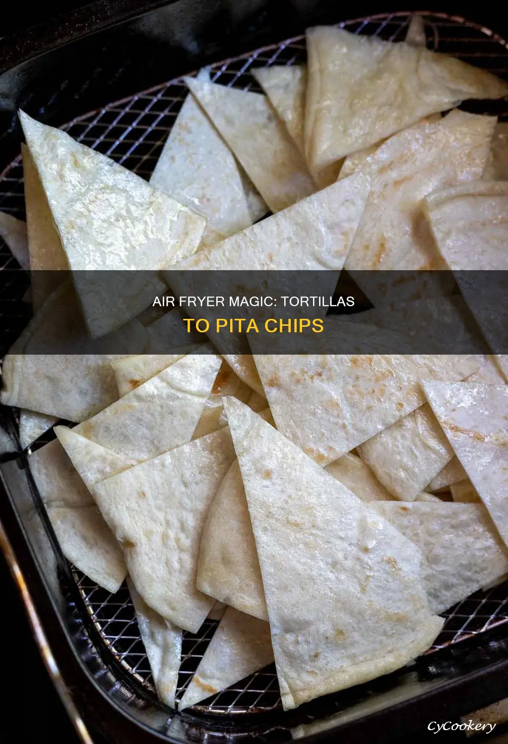 how to make pita chips from tortillas in air fryer