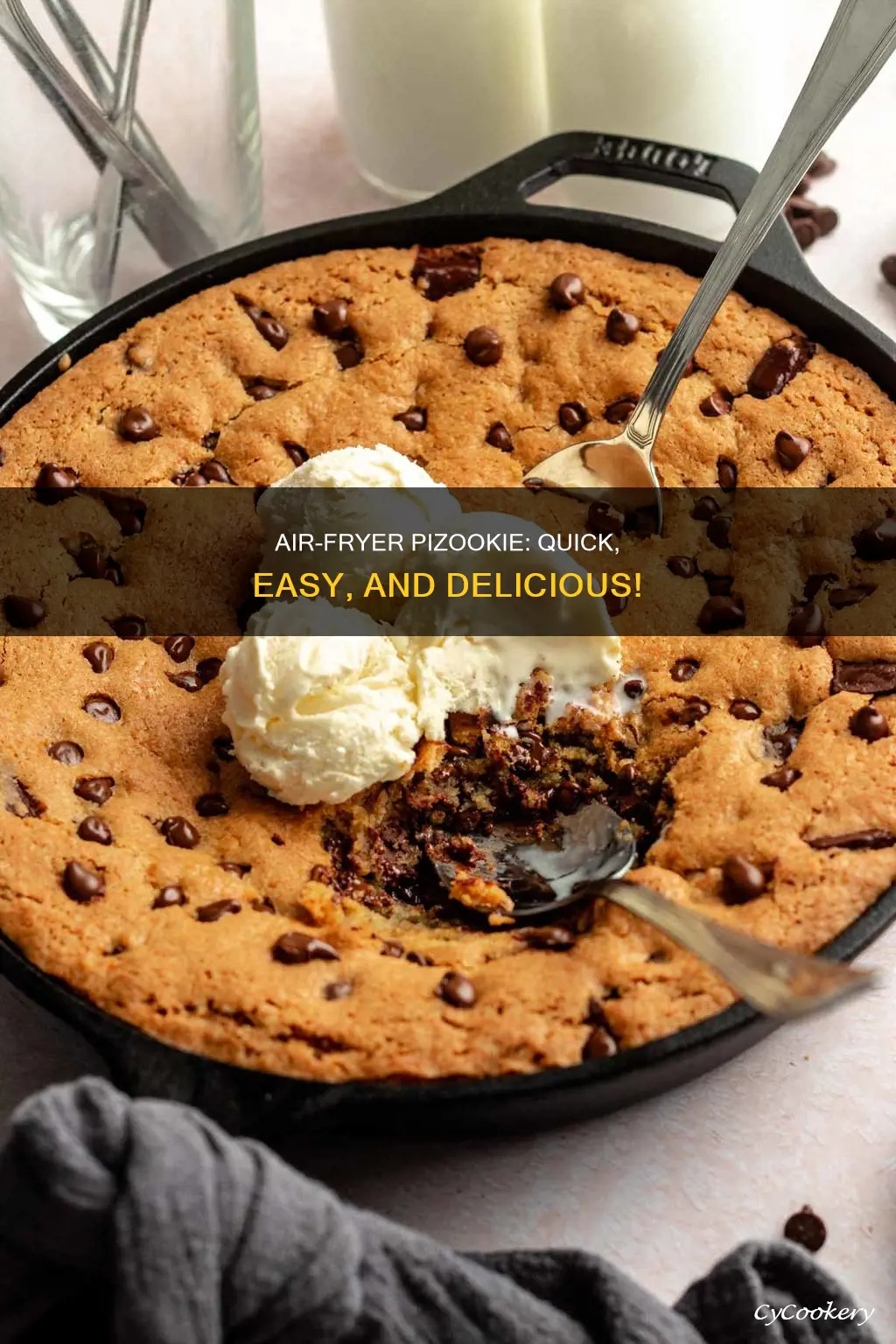 how to make pizookie in air fryer