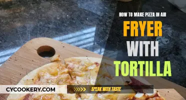 Air-Fried Tortilla Pizzas: Quick, Easy, and Delicious!