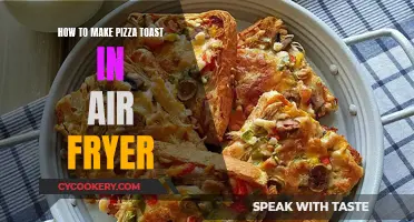 Air-Fryer Pizza Toast: Quick, Easy, and Delicious!