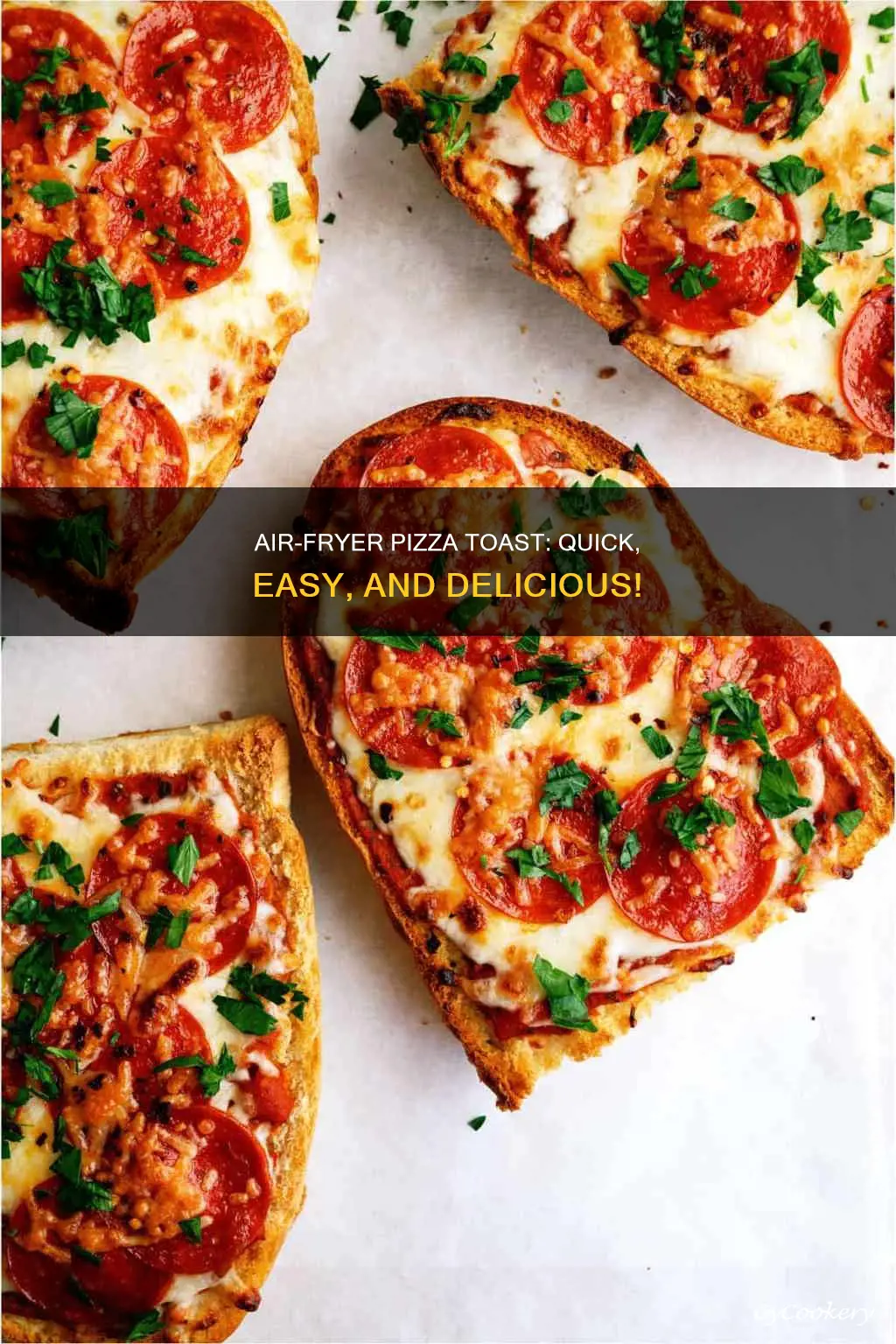 how to make pizza toast in air fryer