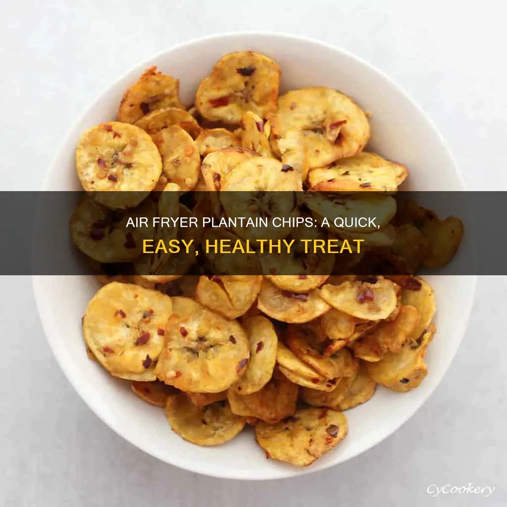 how to make plantain chips in air fryer