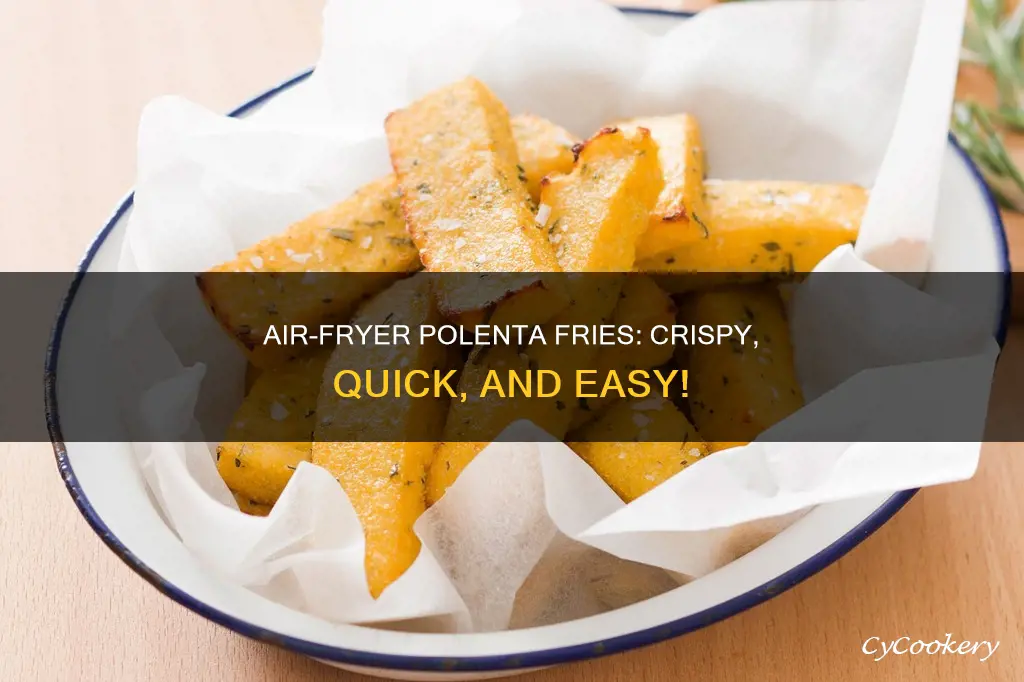 how to make polenta fries in the air fryer