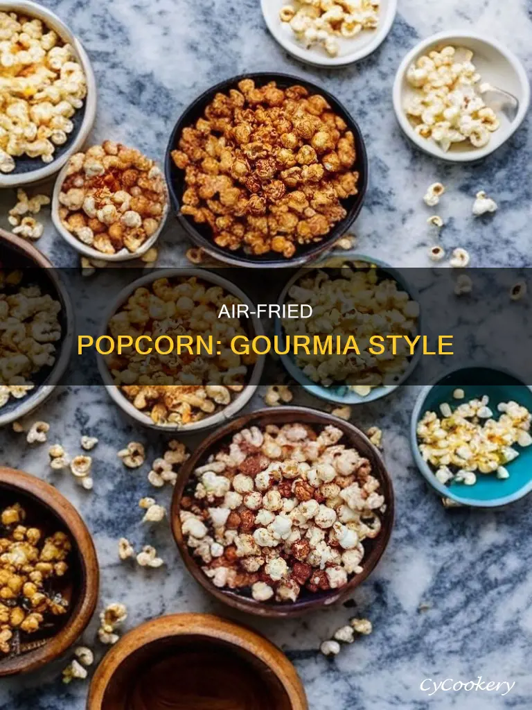 how to make popcorn in a gourmia air fryer