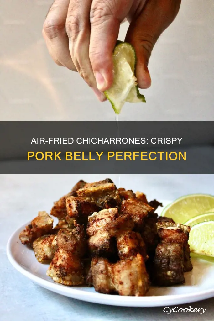 how to make pork belly chicharrones in air fryer